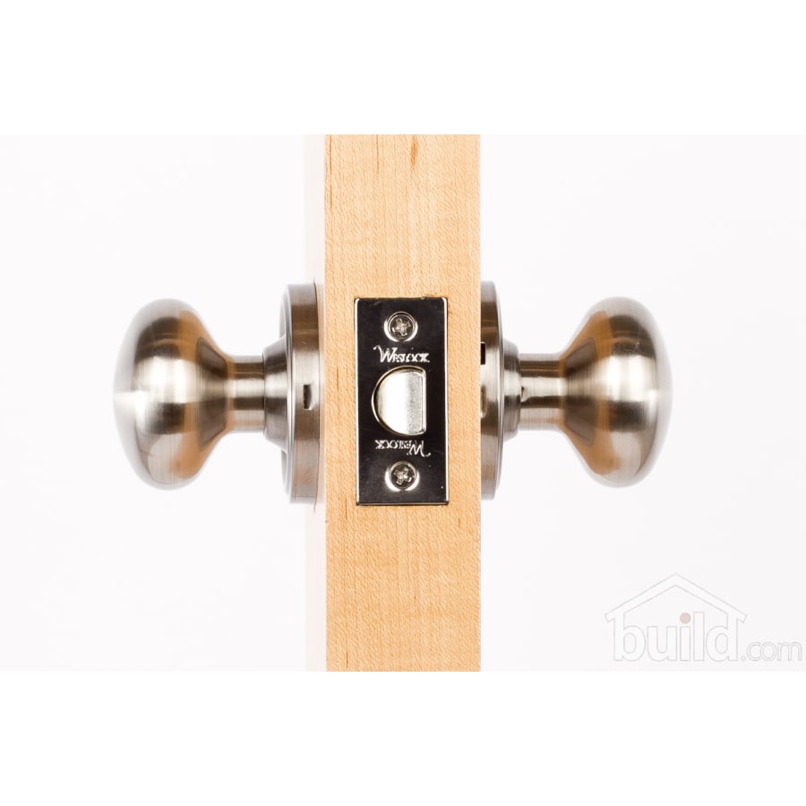 Impresa Series 610I Privacy Knob Set Door Edge View
