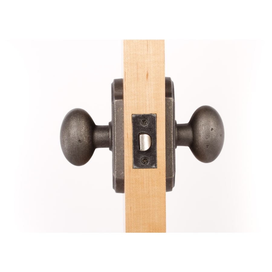 Durham Series 7100M Passage Knob Set Door Edge View