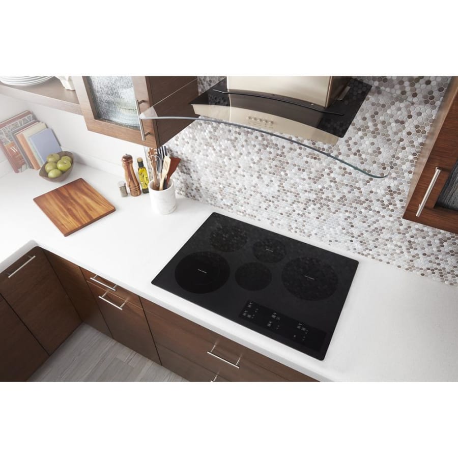 Whirlpool WCE97US0KB 30 Inch Wide 5 Burner Electric Build