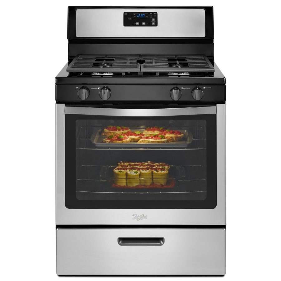 Whirlpool gas range oven discount