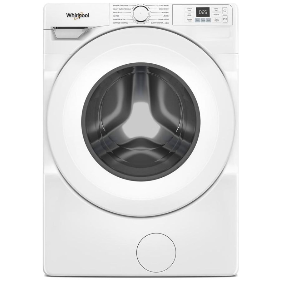 Whirlpool 27 Inch Wide 4.5 Cu. Ft. Energy Star Certified Front Loading Washing Machine with Tumble Fresh Option White
