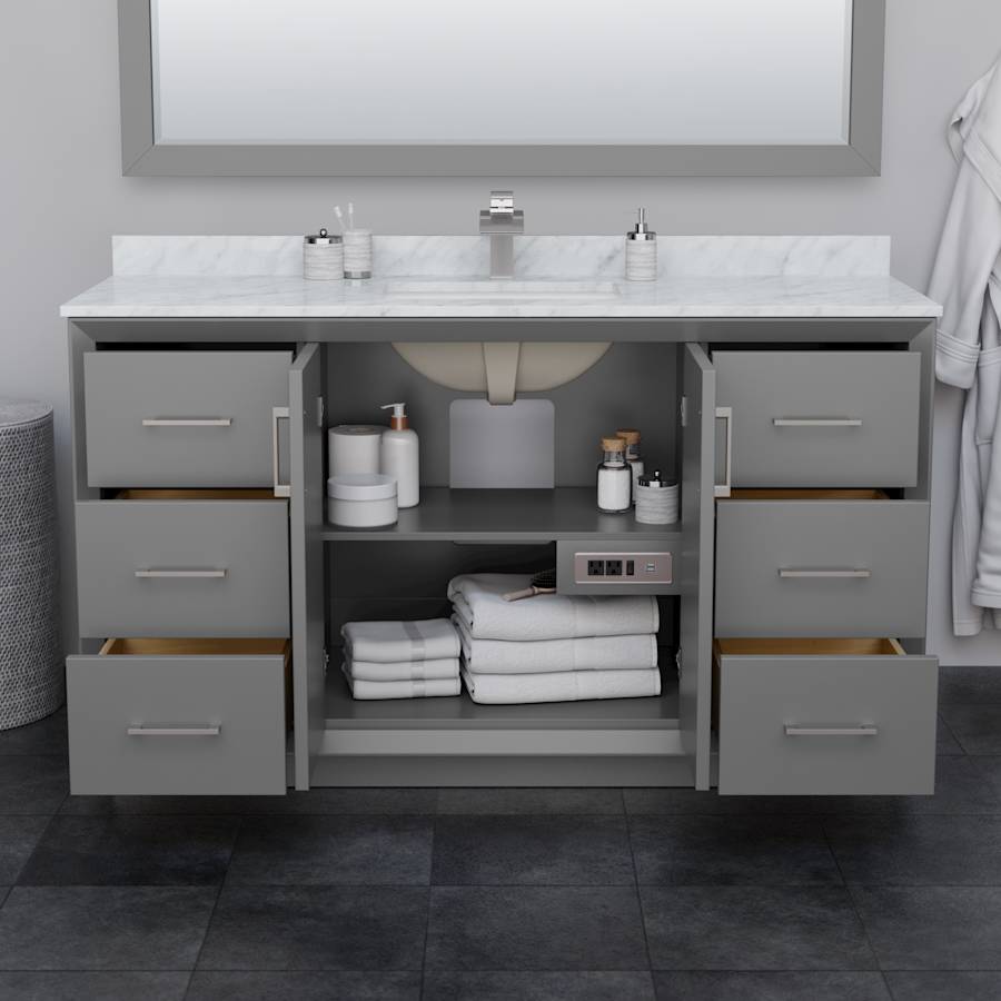 Wyndham Collection WCF414160SLGCXSXXMXX Strada 59