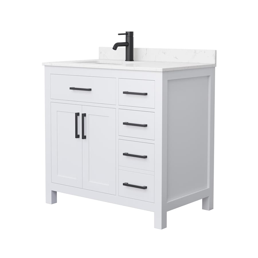 Wyndham Collection Beckett 36" Single Basin Vanity Set - Thumbnail 5