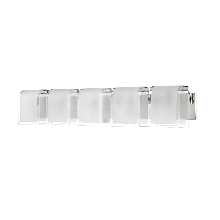 魅了 Z-Lite 169-5V-BN Zephyr 5 Light Vanity Light with Clear その他