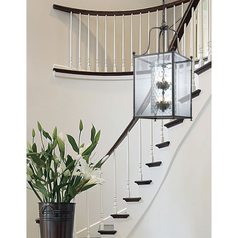 Z-Lite 176-6 Fairview 6 Light Pendant, Chrome
