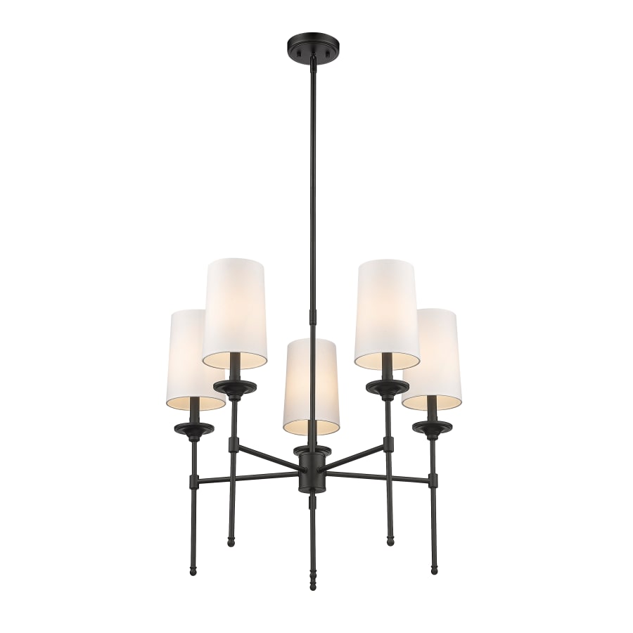 クリスマスツリー特価！ Z-Lite 3033-5BN Emily 5 Light 28 フェイスクリーム