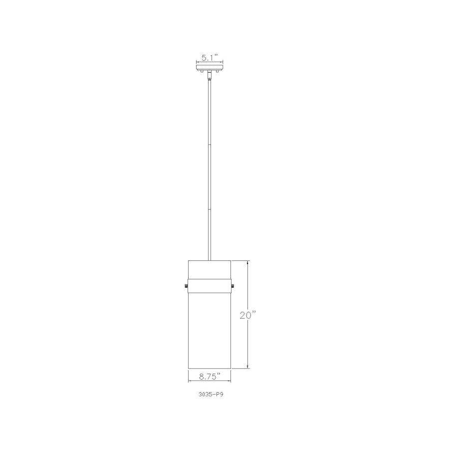 Z-Lite 3035P9-PN Fontaine 3 Light 9