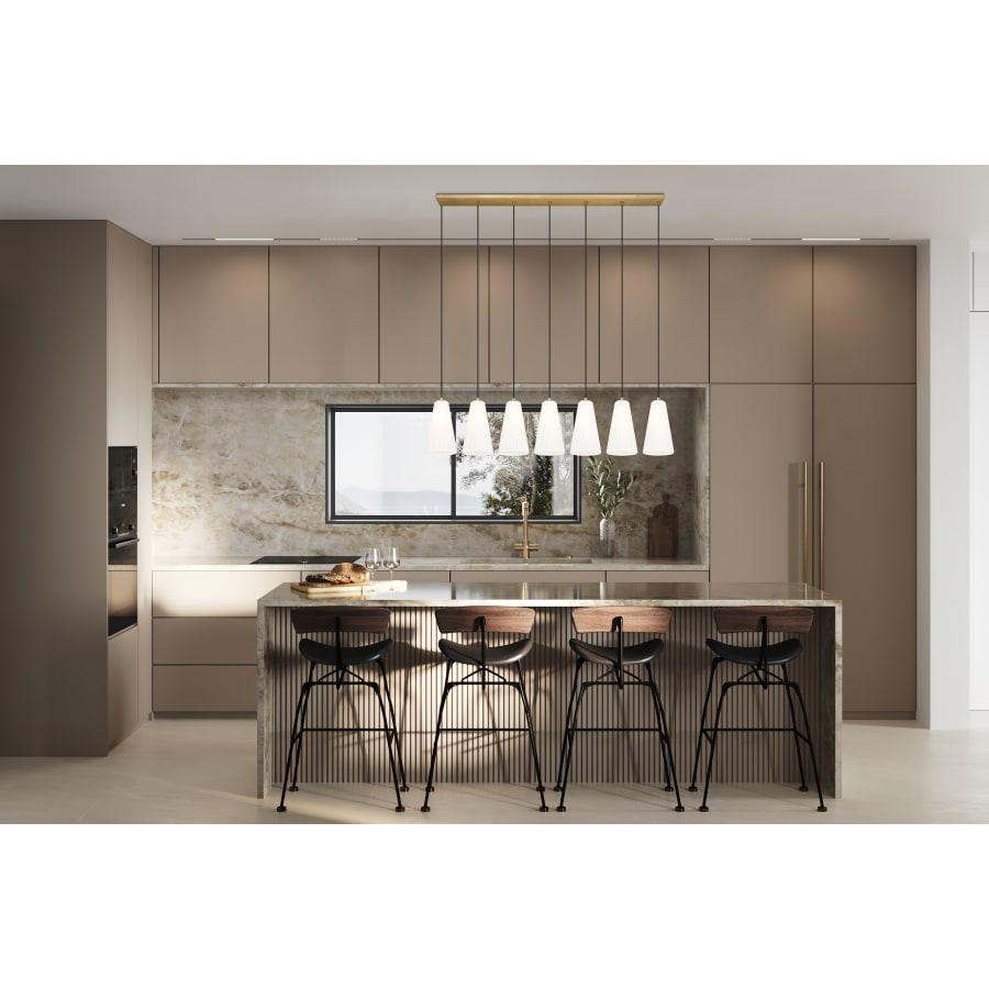 Z-Lite 3043P7-7L-MGLD Farrell 7 Light 54