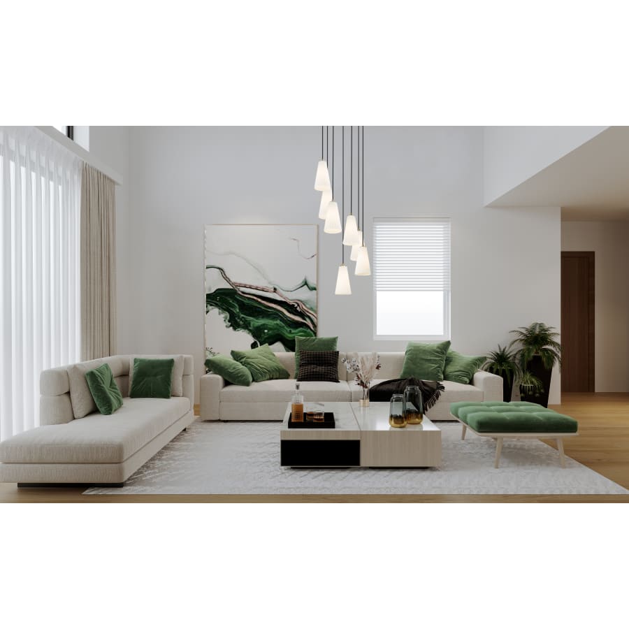 Z-Lite 3043P6-7R-MGLD Farrell 7 Light 18