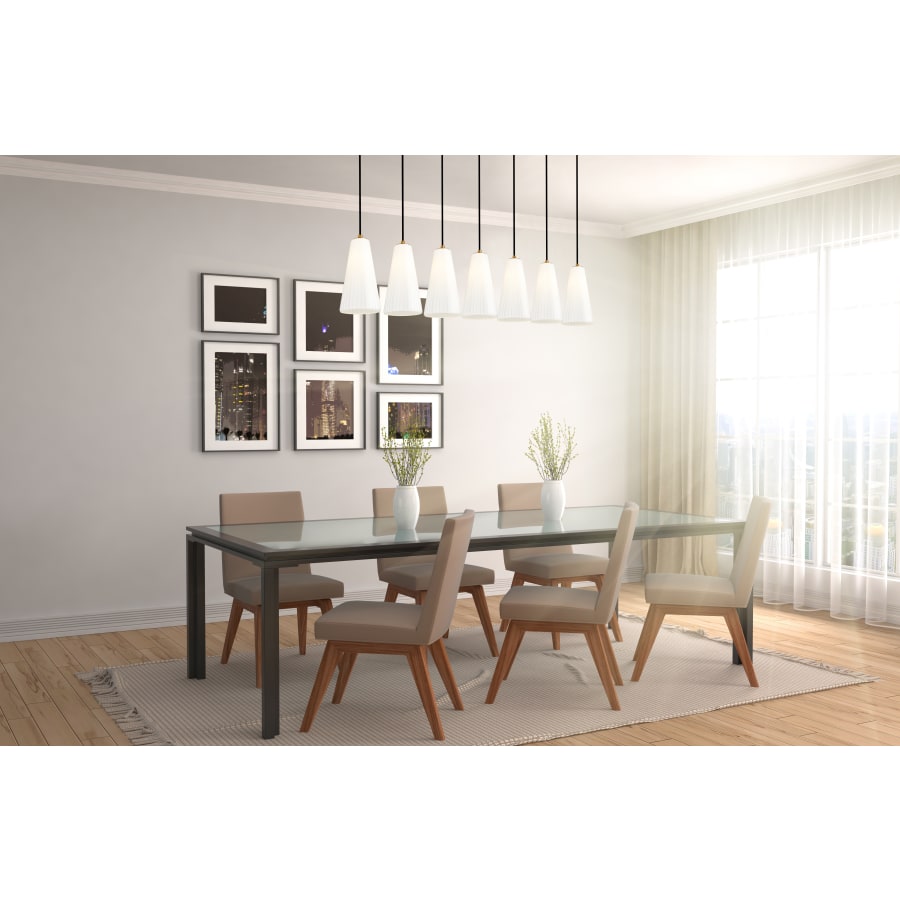 Z-Lite 3043P7-7L-MGLD Farrell 7 Light 54