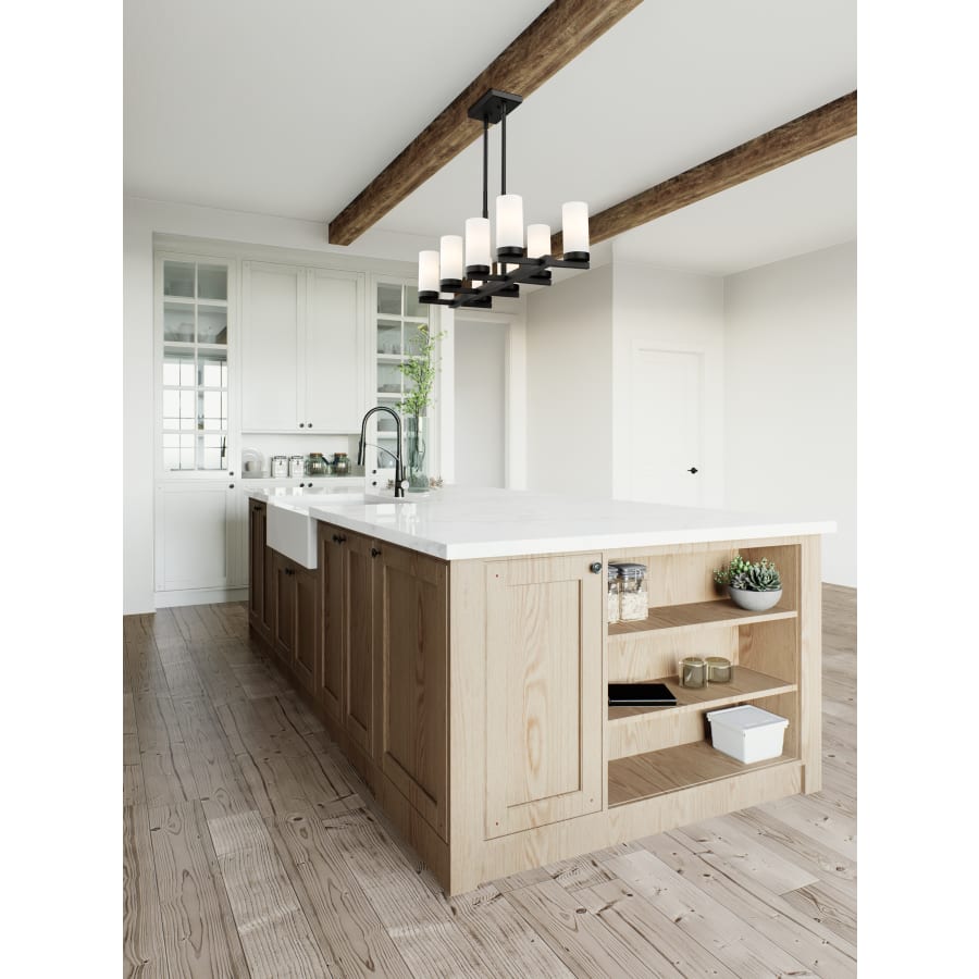 Z Lite Danica Linear Chandelier Modern Gold 8 Light 3044 8L MGLD