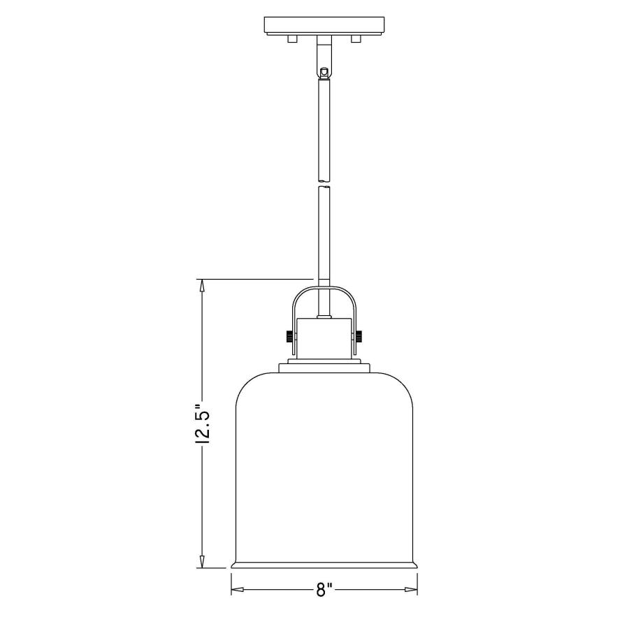 Z-Lite 340P8-HG Kinsley 8