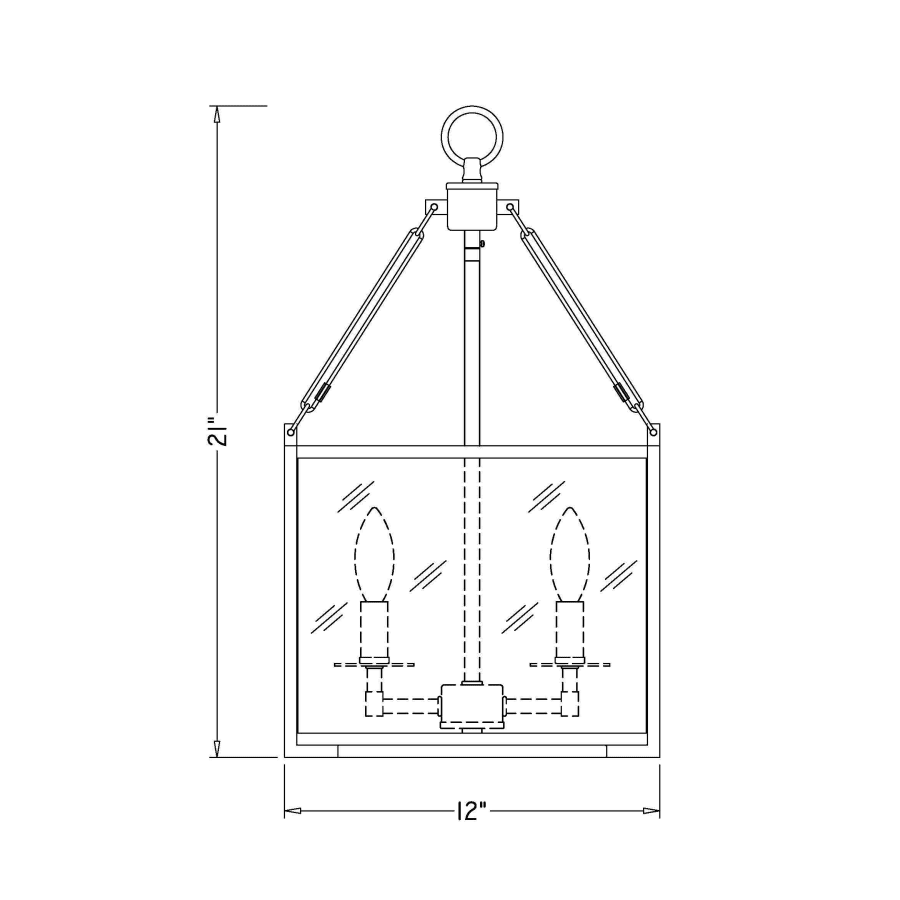Z-Lite 346P12-MB Barrington 4 Light 12