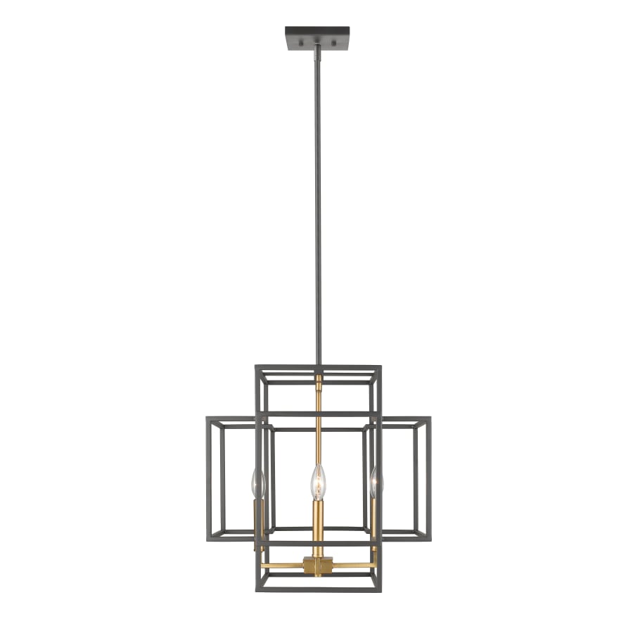 Z-Lite 454-18BK-BN Titania 4 Light 18