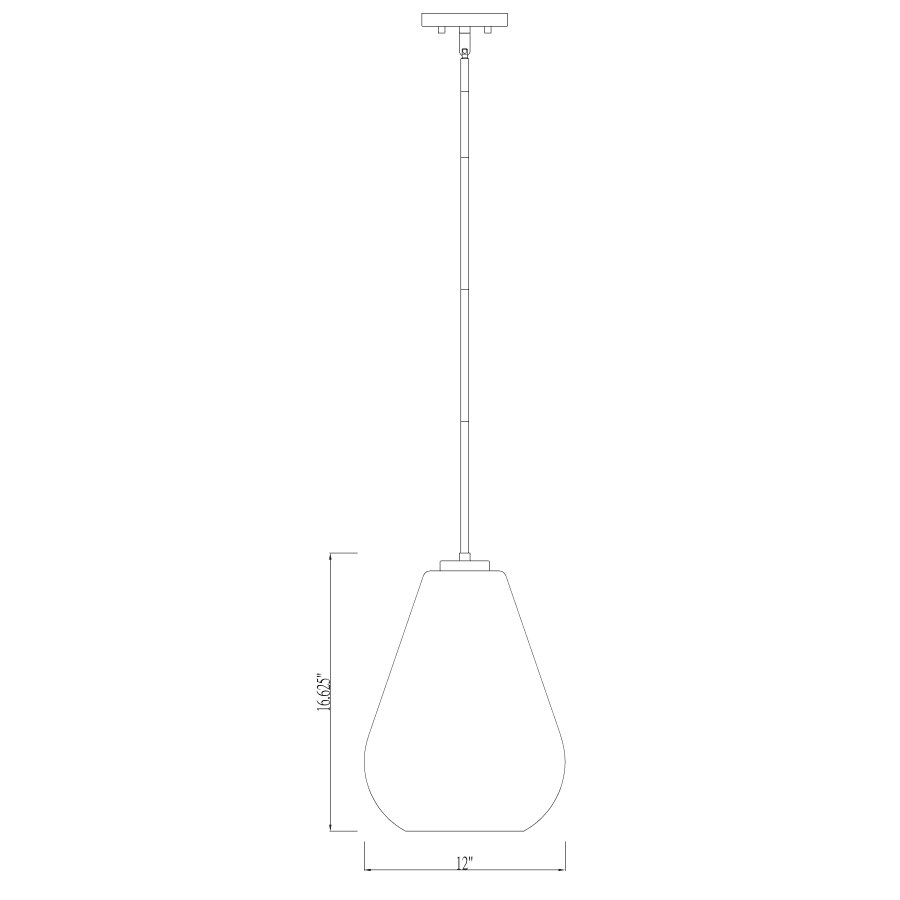 Z-Lite 488P12-BN Ayra 12