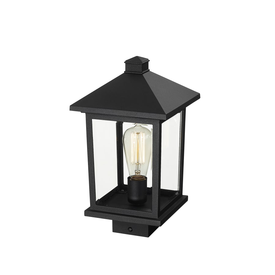 Z-Lite Portland 800-Watt 14.375-in Oil Rubbed Bronze Traditional Post Light Z-Lite Portland 800-Watt 14.375-in Oil Rubbed Bronze Traditional Post Light