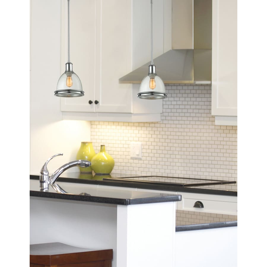 Z-Lite 719MP-CH Mason 1 Light Mini Pendant with Clear | Build.com