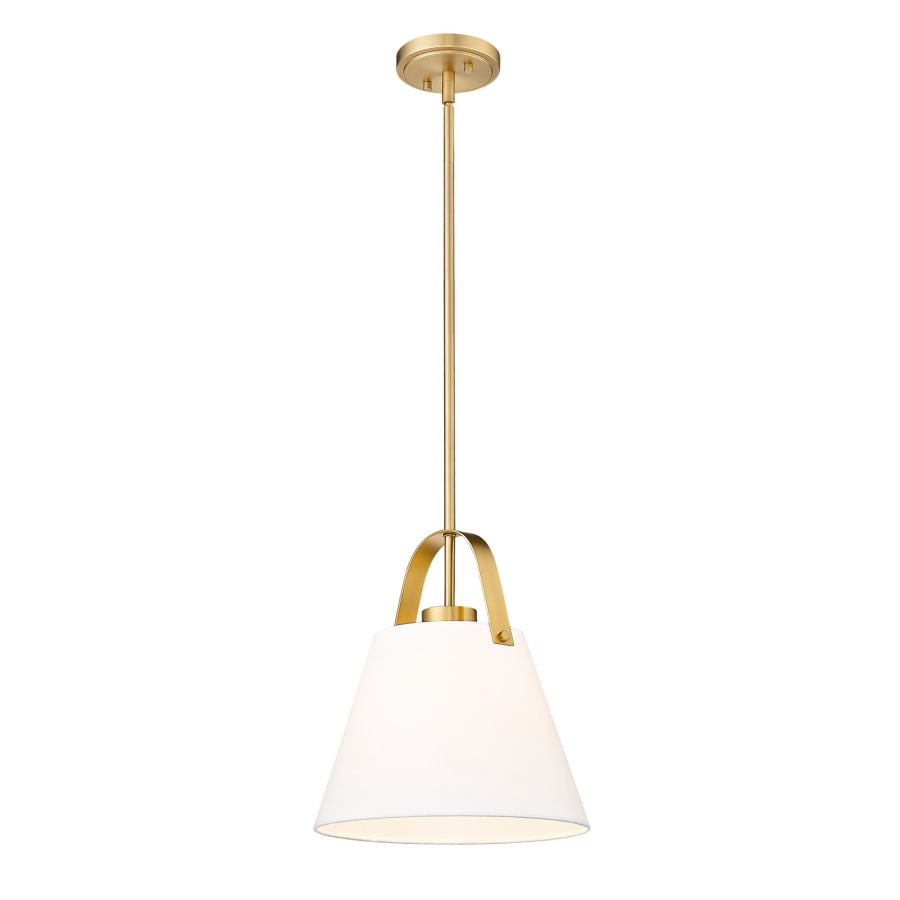 Z-Lite 743P12-BN Z-Studio Linen Pendant 13