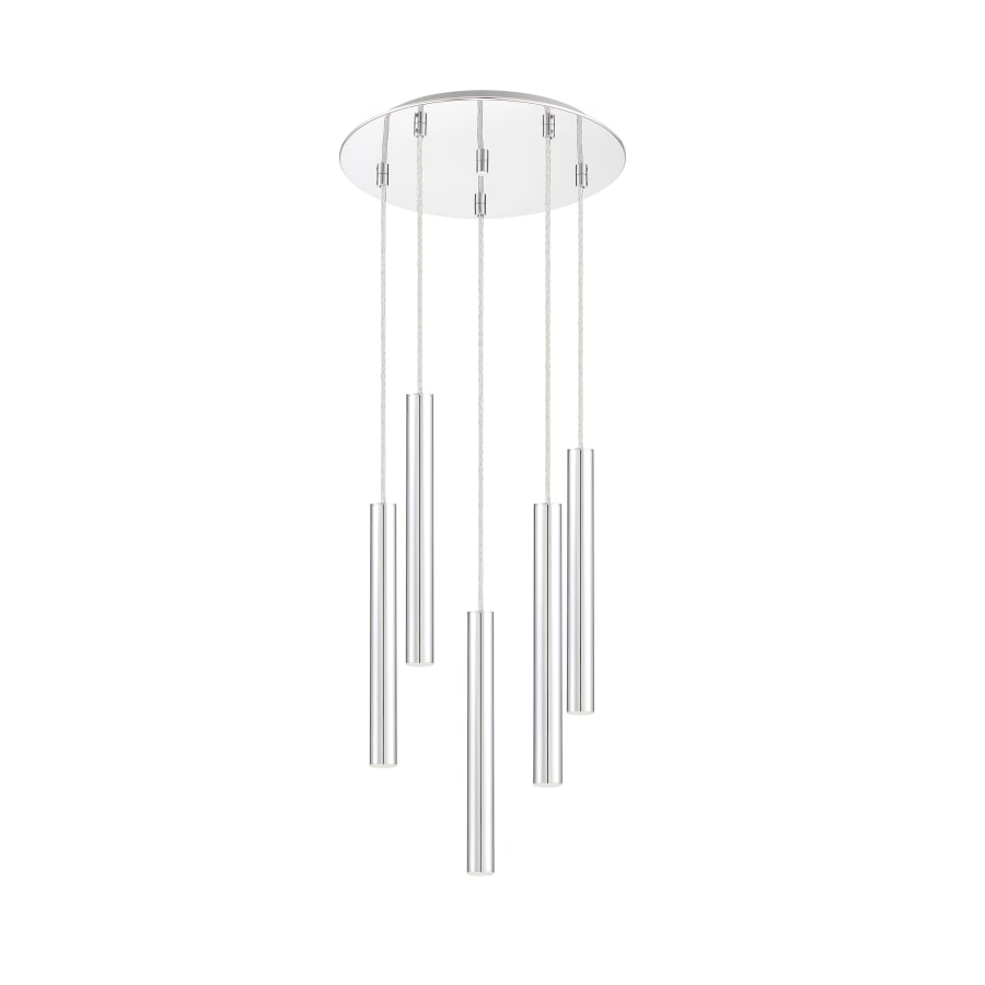【激安通販オンラインショップ】 Z-Lite 917MP12-CH-LED-5RCH Forest 5 Light 14 その他