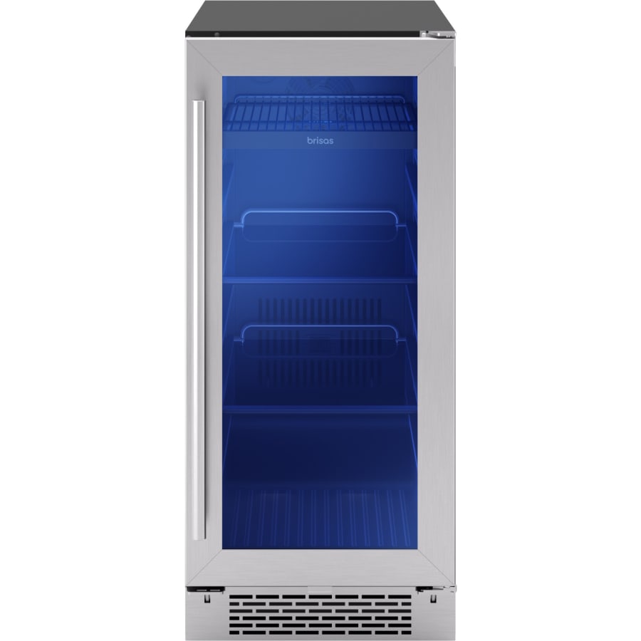 Zephyr BBV15C01AG Brisas 15 Inch Wide 4 Bottle Capacity and 64 Can