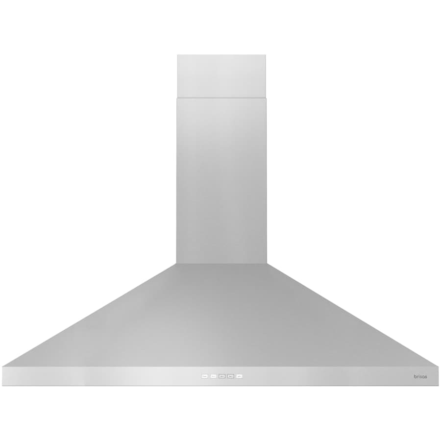 Zephyr Brisas 290 - 600 CFM 36 Inch Wide Wall Mounted Range Hood with LumiLight LED Lighting Stainless Steel