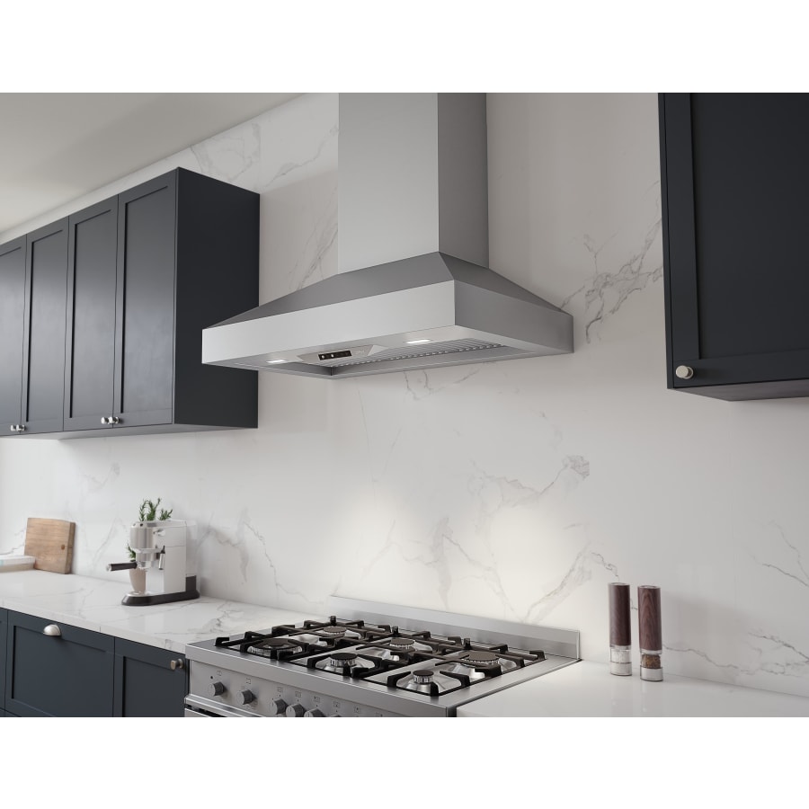 36 inch low profile range hood top