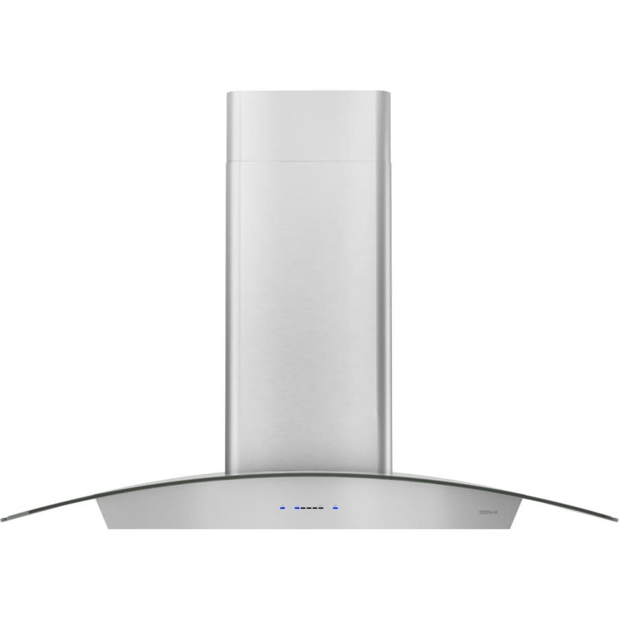 Zephyr Ravenna 30 in. 600 CFM Wall Mount Range Hood with LED Light in Stainless Steel with Clear Glass Canopy Stainless Steel