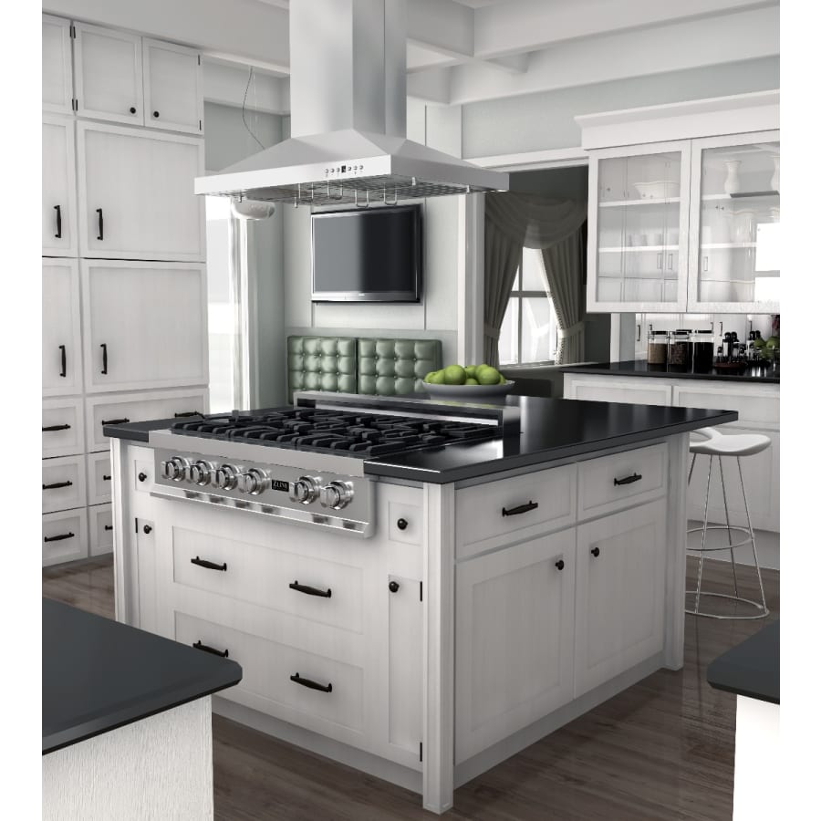 ZLINE GL2i RD 48 280 700 CFM 48 Inch Wide Island Range Build