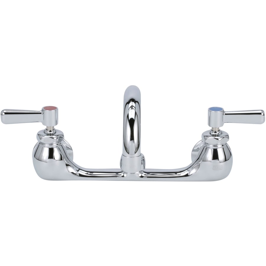 Zurn 2-Handle Wall-Mount Utility Faucet in Chrome