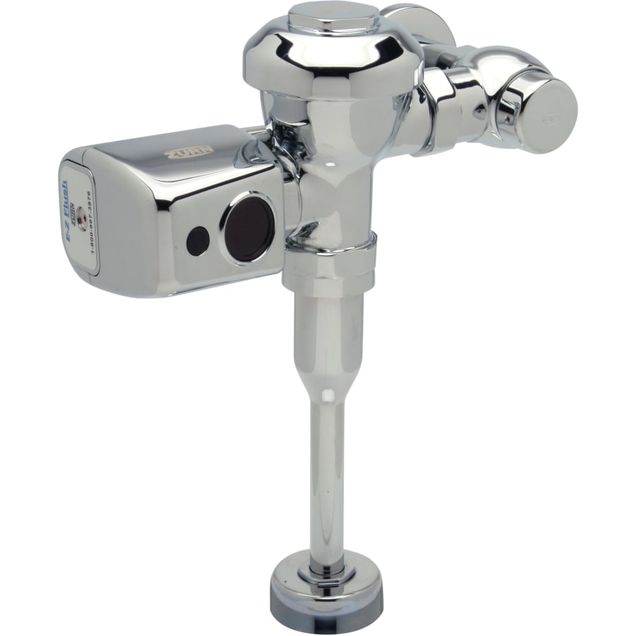 Zurn AquaSense 0.5 GPF Electronic Urinal Flushometer Valves for 3/4" Top Spud Chrome