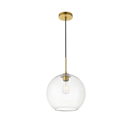 Elegant Lighting LD2224BR Baxter 12" Wide Pendant | Ferguson Home