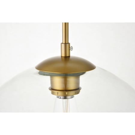Elegant Lighting LD2224BR Baxter 12" Wide Pendant | Ferguson Home