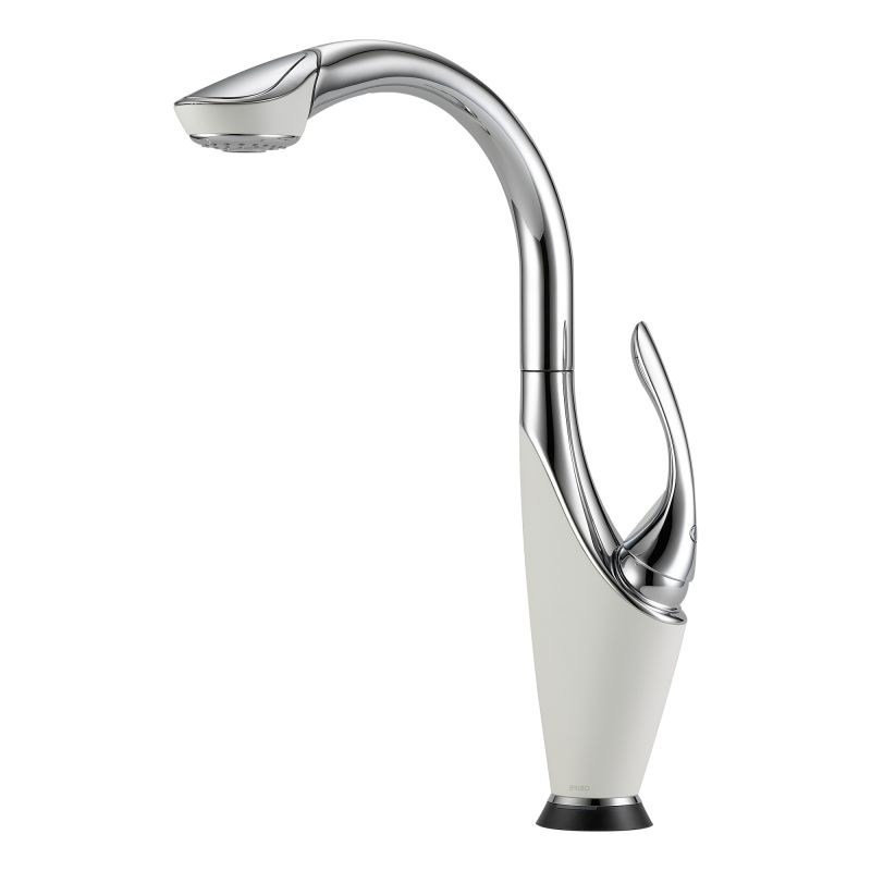 64255LFPCMW in Polished Chrome/Matte White by Brizo