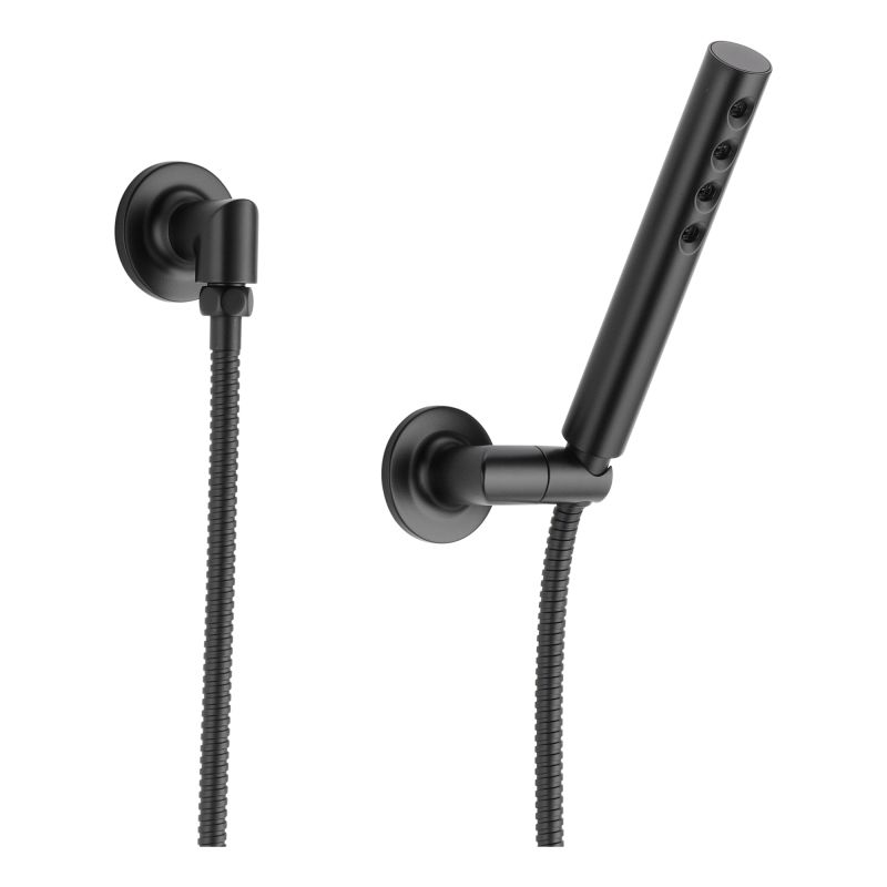 Brizo 88875BL Matte Black Odin Hand Shower Package with Hose, Wall