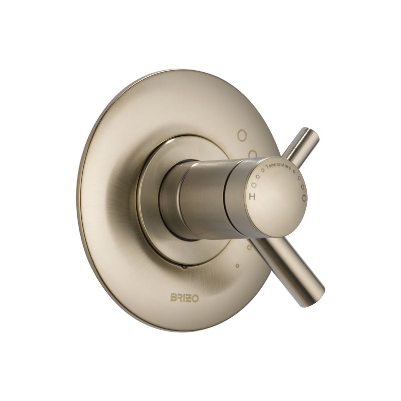 Brizo T60075BN Brilliance Brushed Nickel Odin Thermostatic Mixing