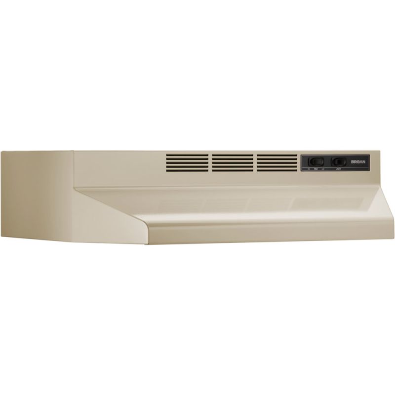 Broan 413008 Almond 30" Wide Steel Non Ducted Under Range Hood
