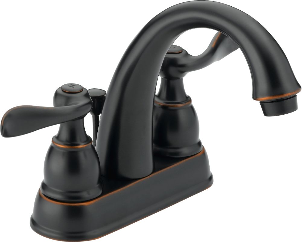 Delta B2596lf Ob Oil Rubbed Bronze Windemere Centerset