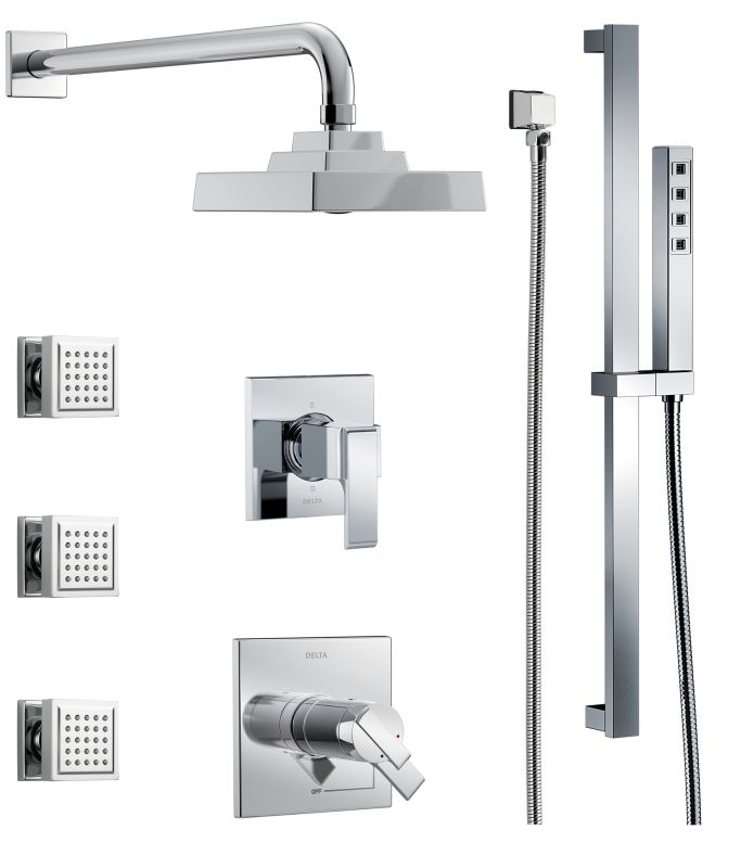 Delta DSSAra17T03 Chrome TempAssure 17T Series Thermostatic Shower