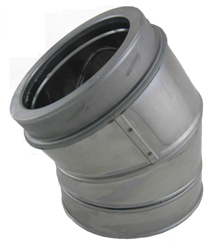 DuraVent 16DTE30 Galvanized 16" Inner Diameter DuraTech Class A Chimney Pipe Double Wall