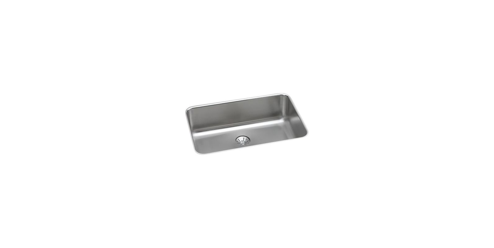 Elkay ELUH2416PD Stainless Steel Gourmet 261/2" Single Basin 18Gauge