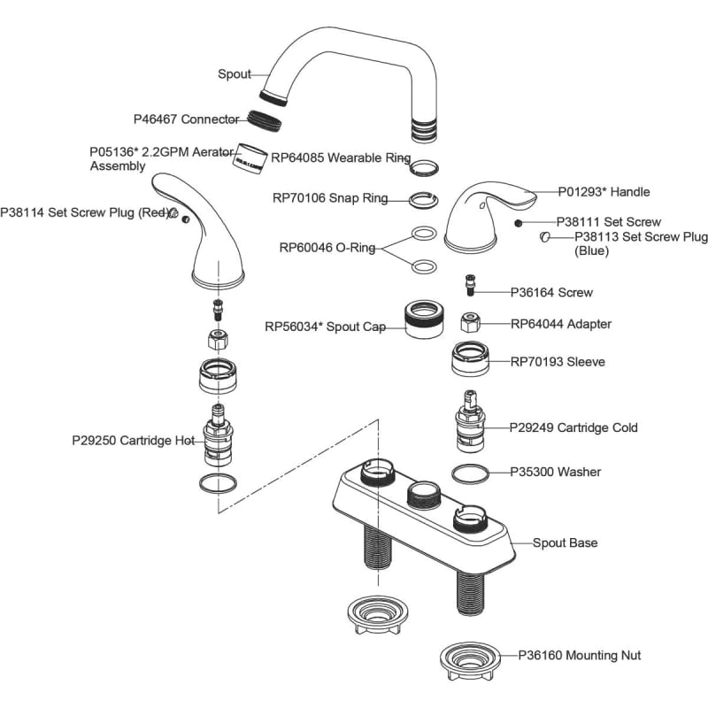 Elkay Faucet Parts Plumbing Supplies