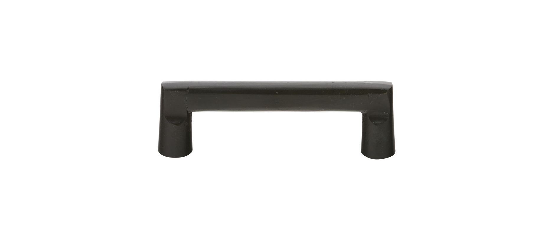 Emtek 86336FB Flat Black Sandcast Rail 8 Inch Center to ...