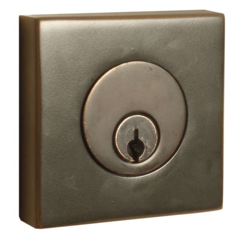 Emtek 8369US10B Oil Rubbed Bronze Square Style Brass Modern Double