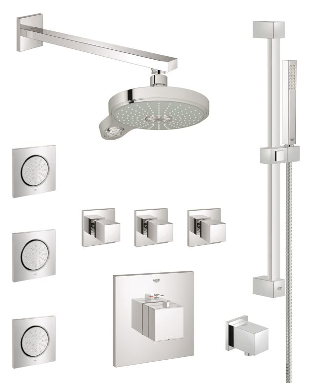 grohe eurocube shower system