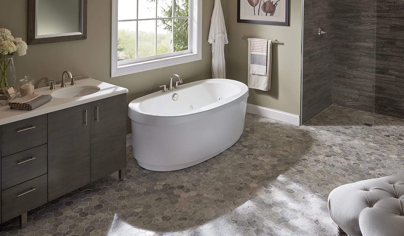 Faucet.com | INN6636BCXXXXW in White / Brushed Nickel Tub ...