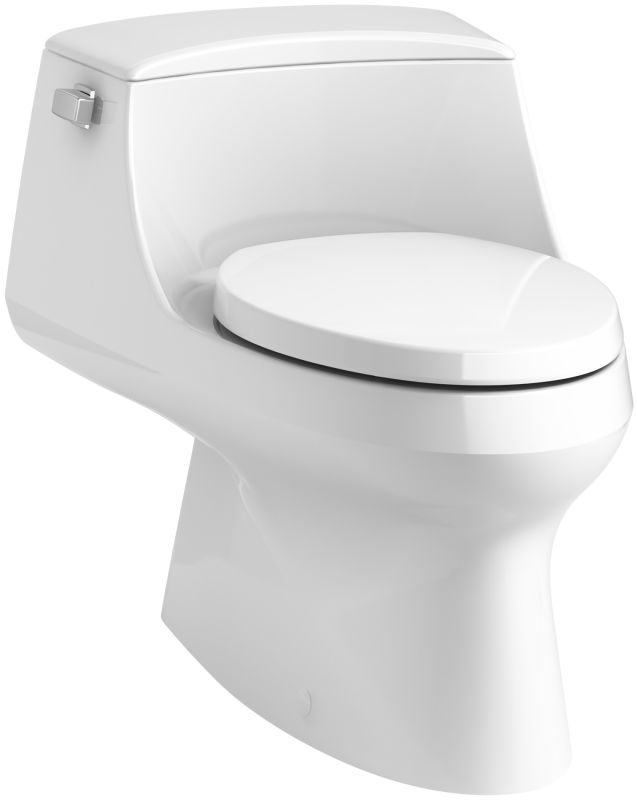 Kohler K-3722-0 White San Raphael 1.28 GPF Elongated One ...