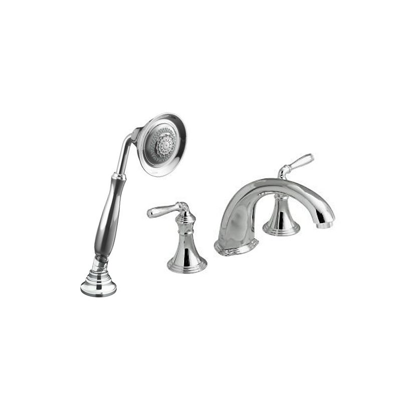 Faucet.com | K-DEVONSHIRE-ROMAN-TUB-PACK-CP in Polished ...