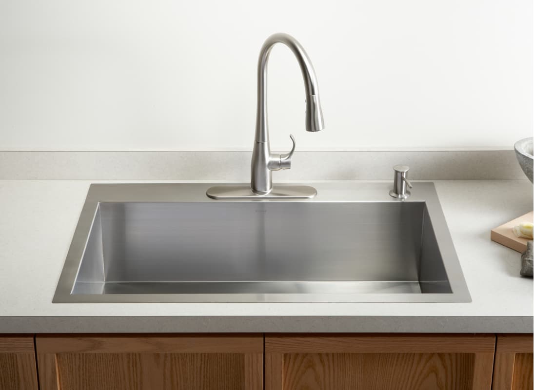 Kohler Vault Gauge Drop In Stainless Steel Kitchen Sink Kohler Vault Gauge Drop In Stainless Steel Kitchen Sink