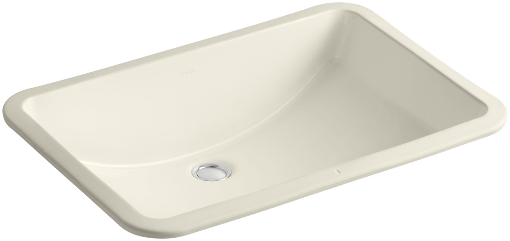 Kohler K221547 Almond Ladena 201/4" Undermount Bathroom Sink with