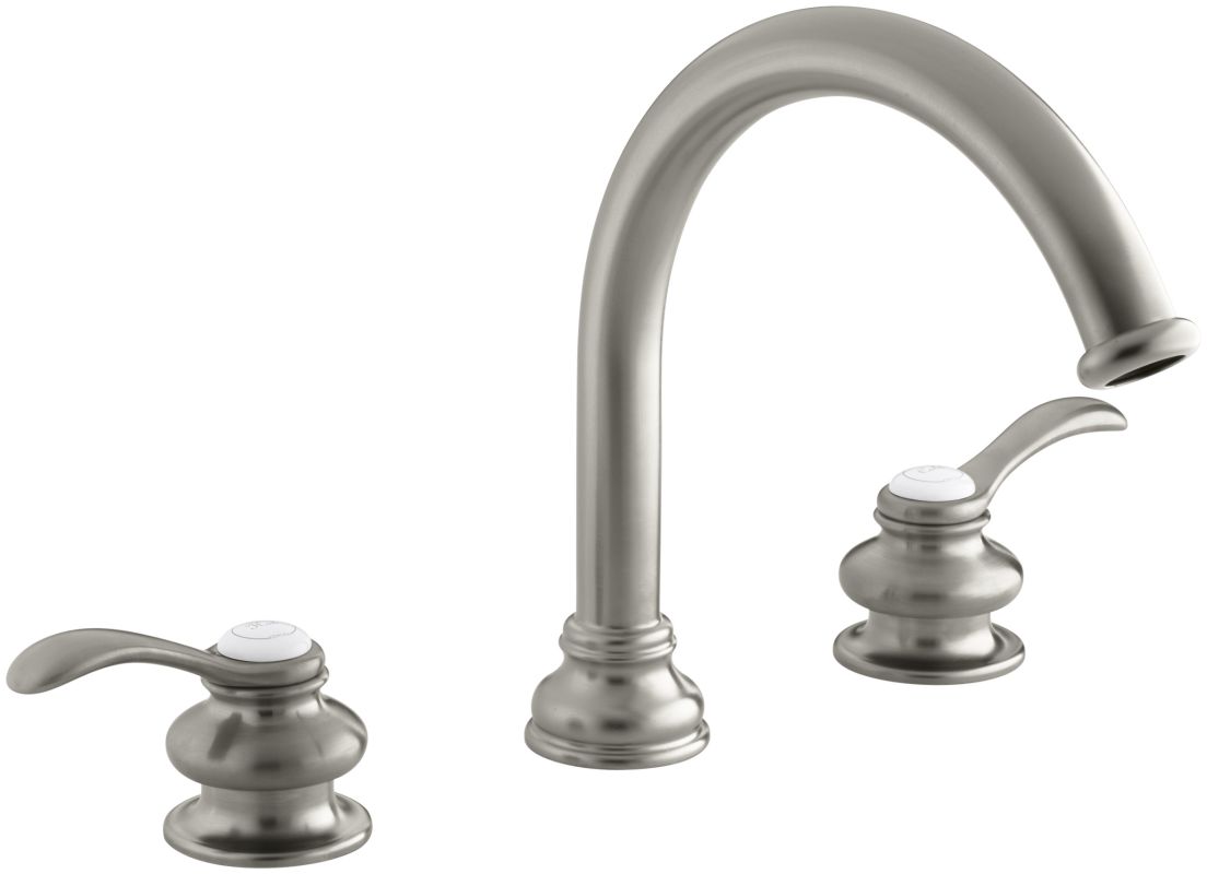 Kohler KT128854BN Brushed Nickel Fairfax Deck Mount Faucet Trim with